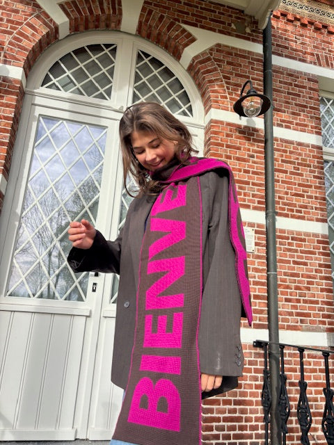 The Essentials Shawl - Brown/Purple