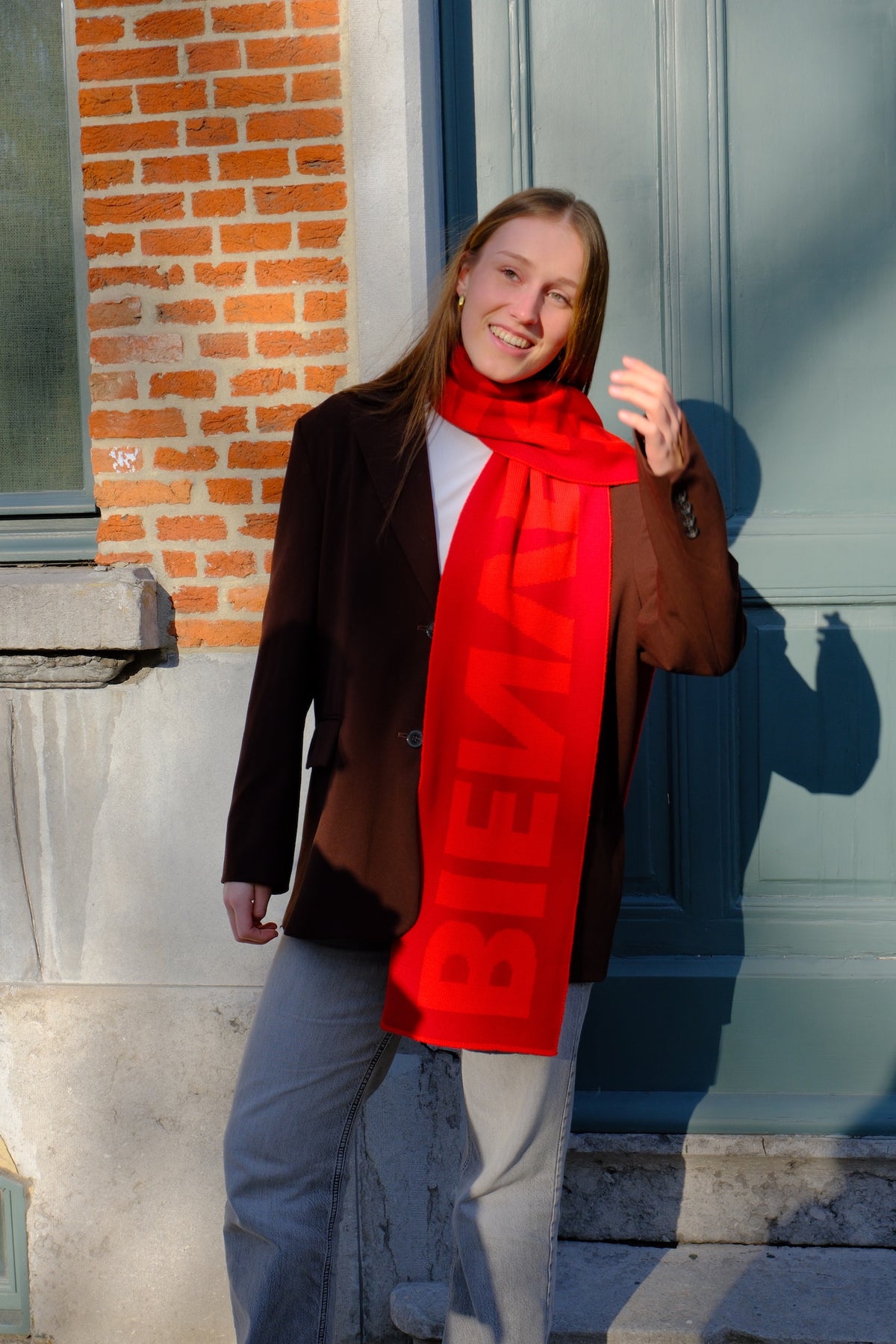 The Essentials Shawl - Red