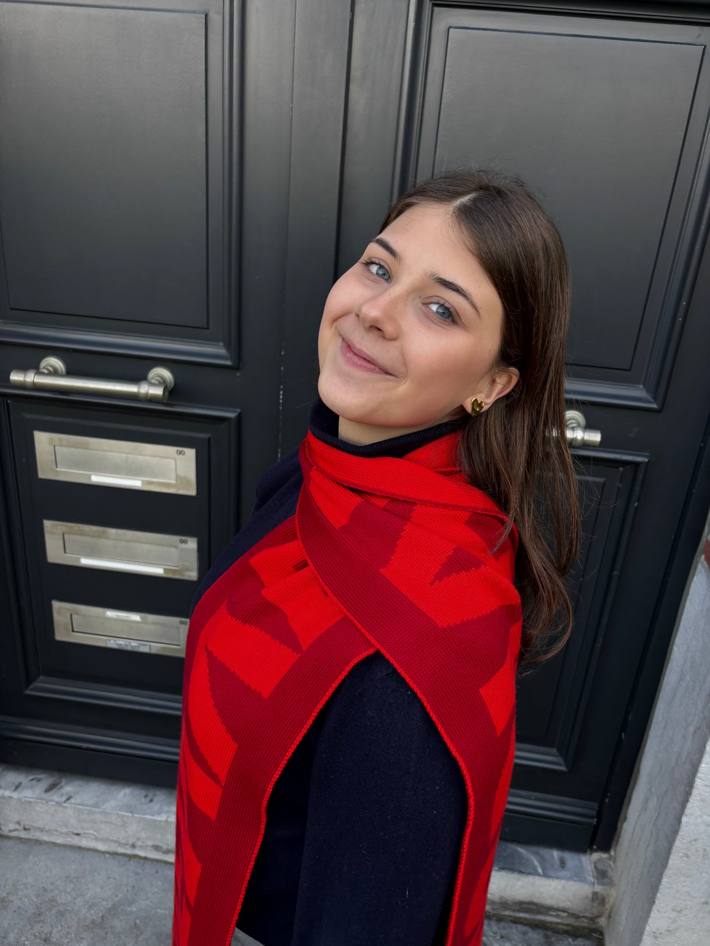 The Essentials Shawl - Red